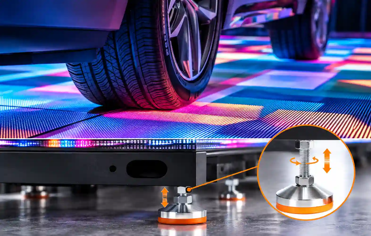 Strong & Walkable LED Floor Panels