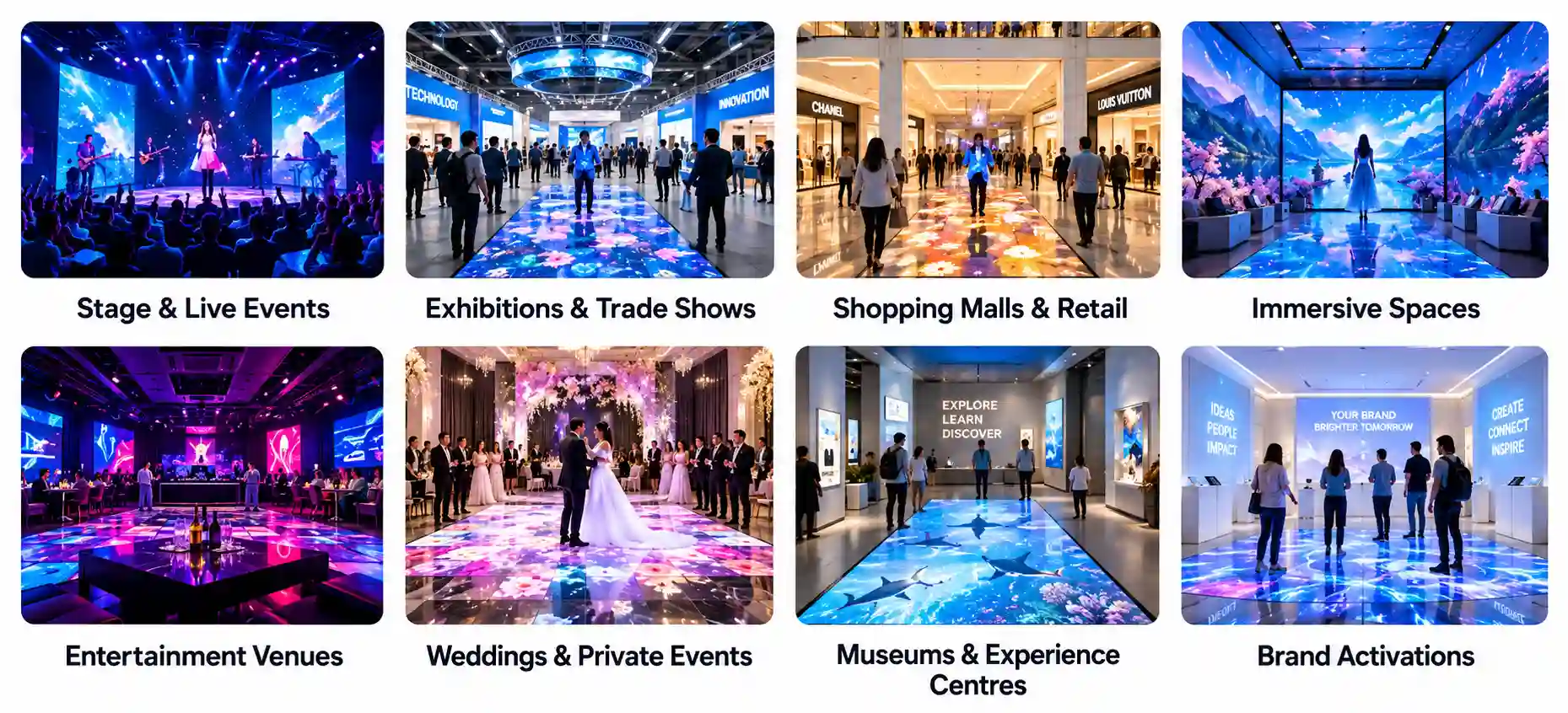 Floor LED Display Applications