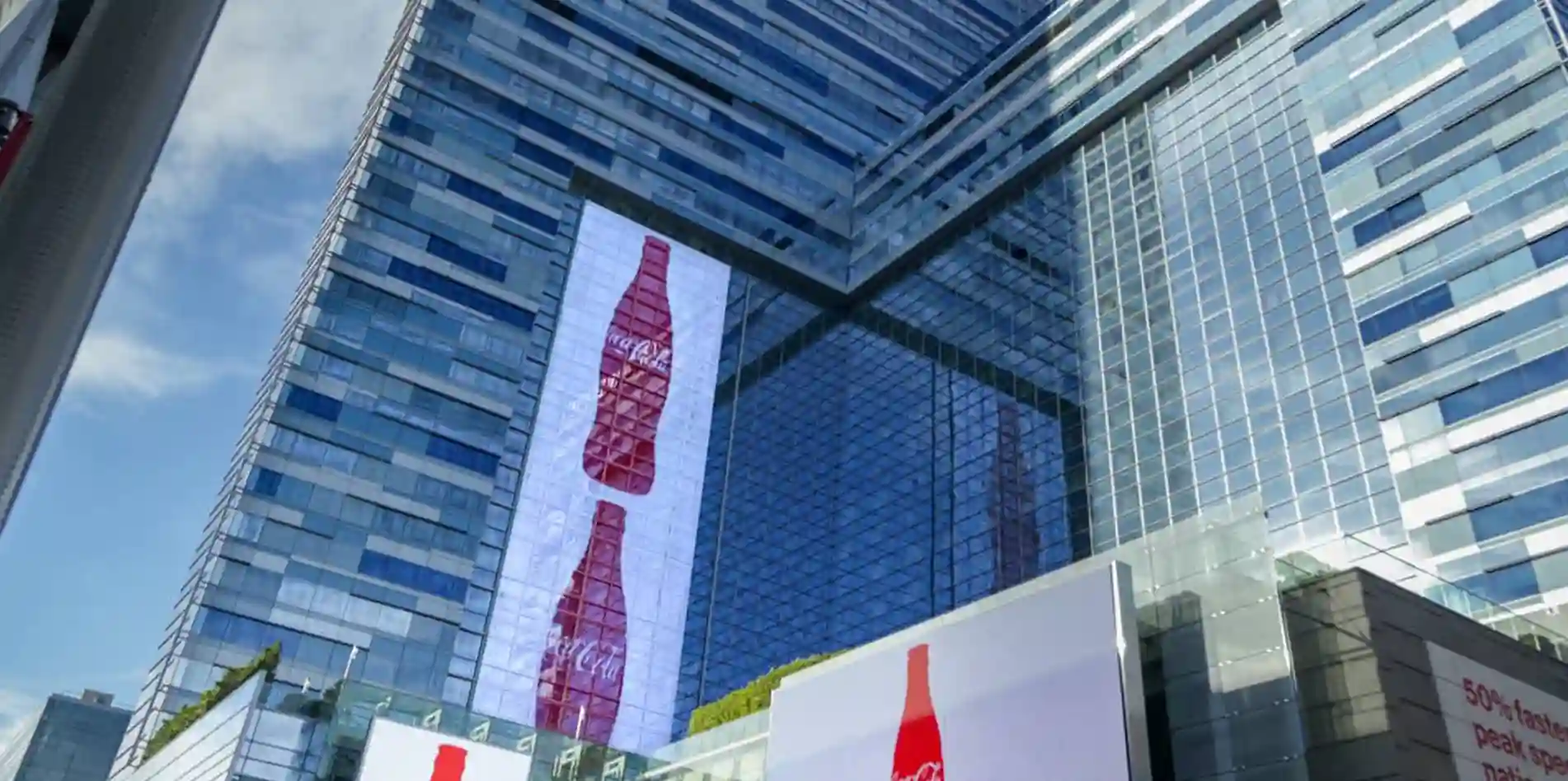 Outdoor Transparent LED Screen Facade Project