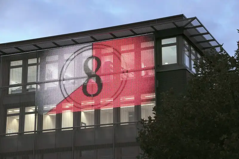 Outdoor Transparent LED Screen Facade