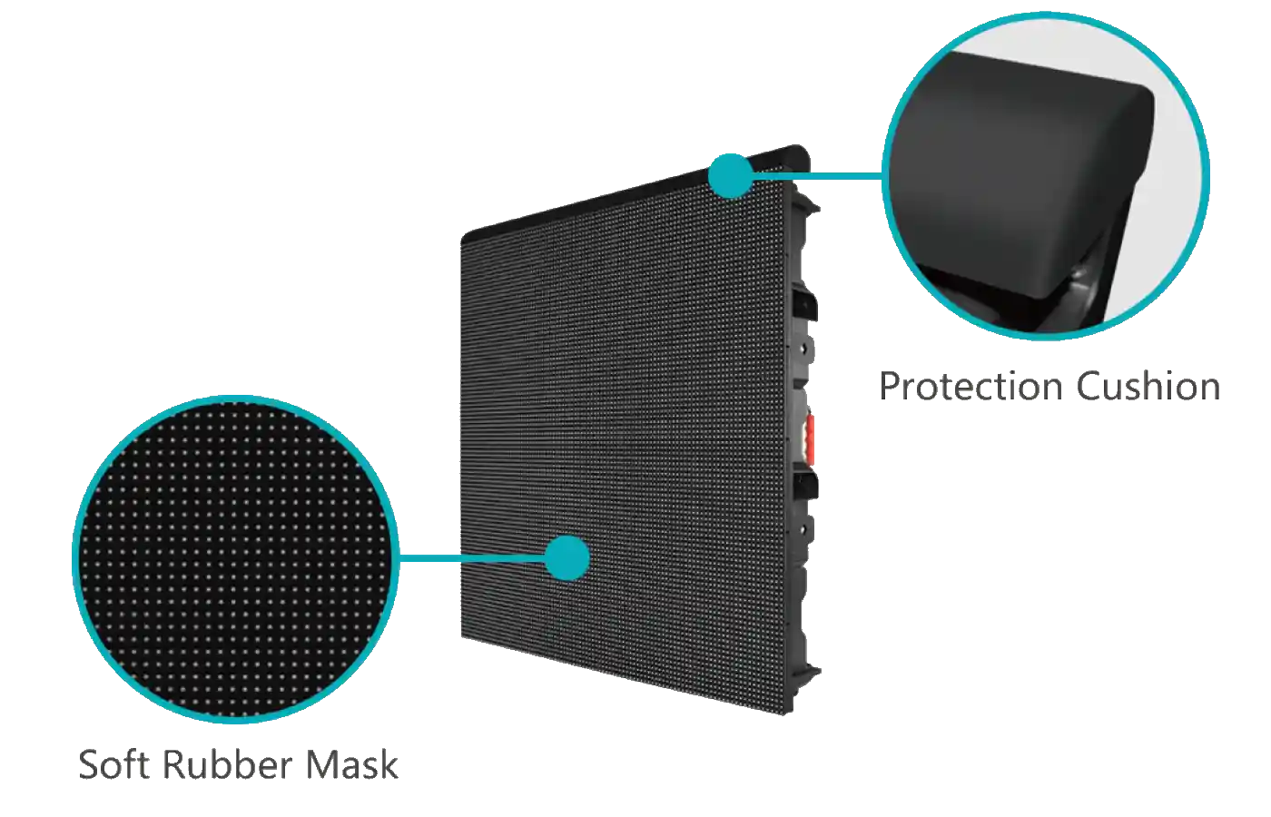 Player‑Safe Dual Impact Protection Design Perimeter LED Display