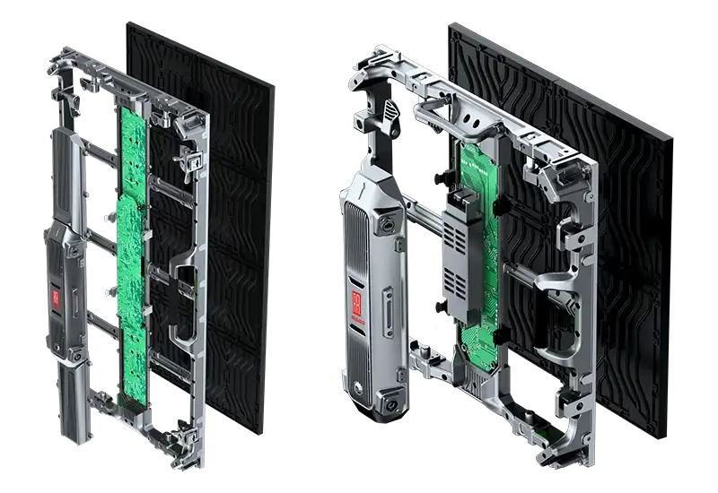 Integrated Cable-Free Modular Hub System Rental LED Display