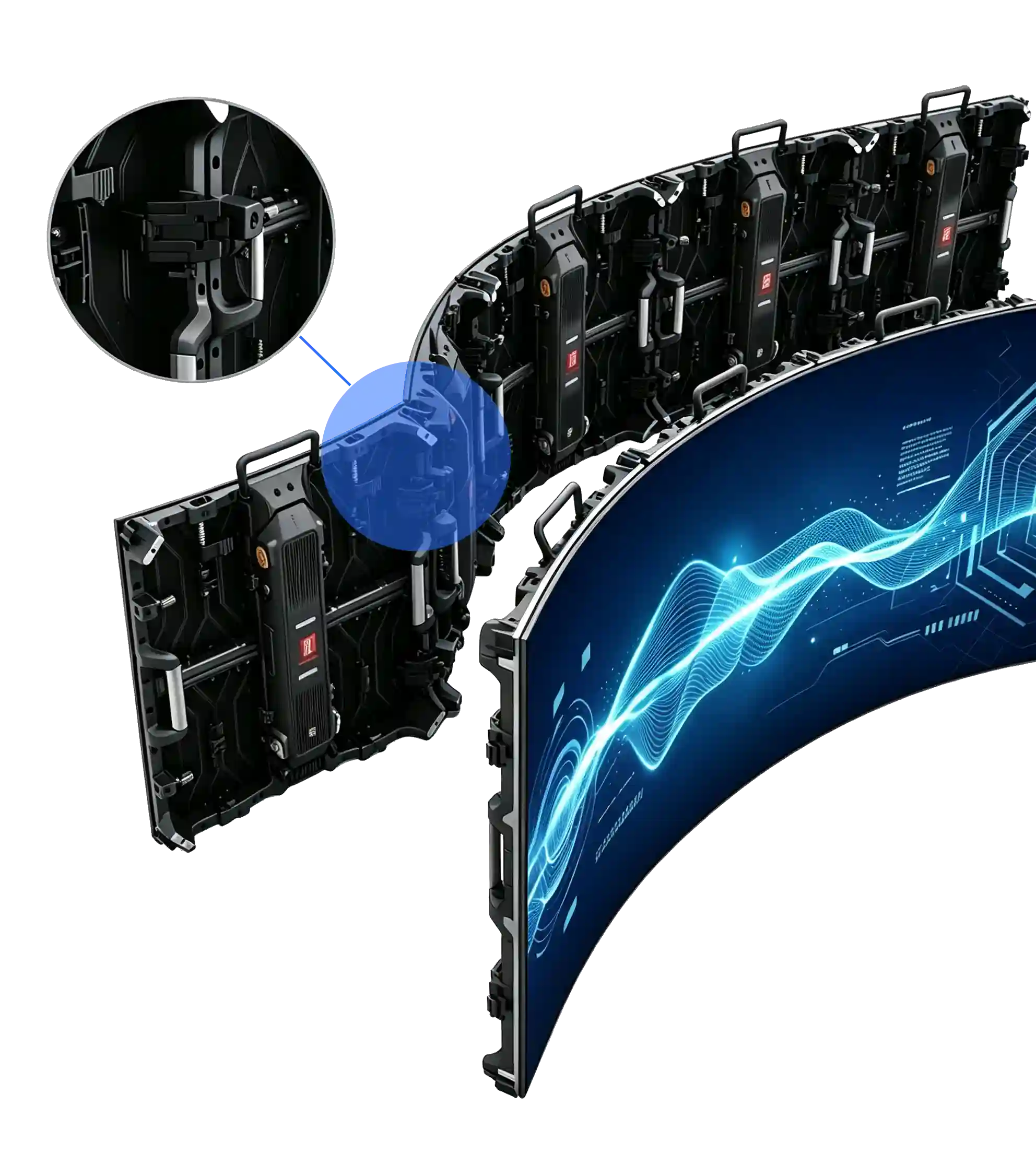 Precision Curved Display & High-Accuracy Arc-Lock System Rental LED Display