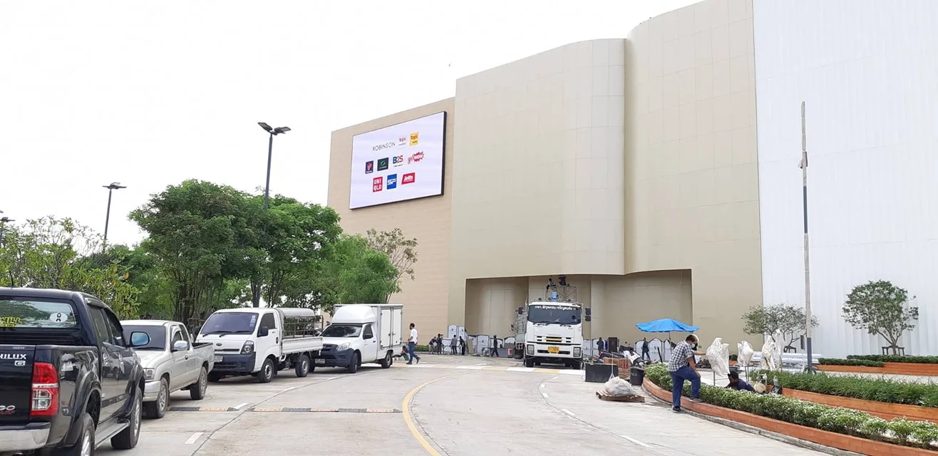 Wall-Mounted Outdoor LED Advertising Display Board Project