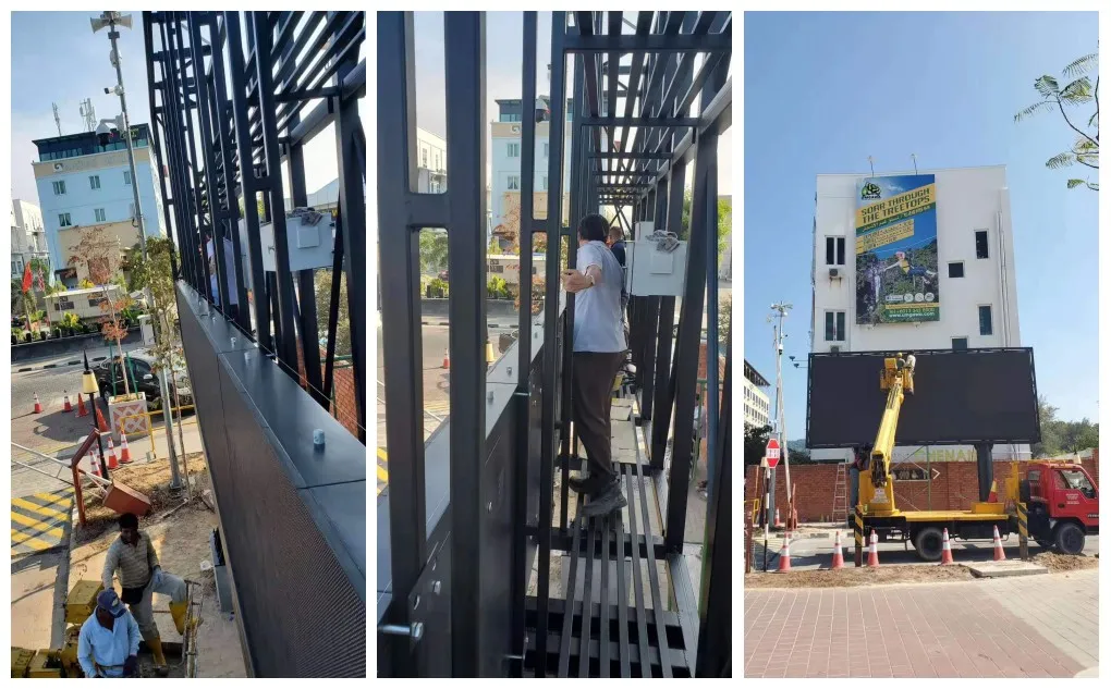 5 Pixel Pitch Outdoor Advertising LED Display Board Project