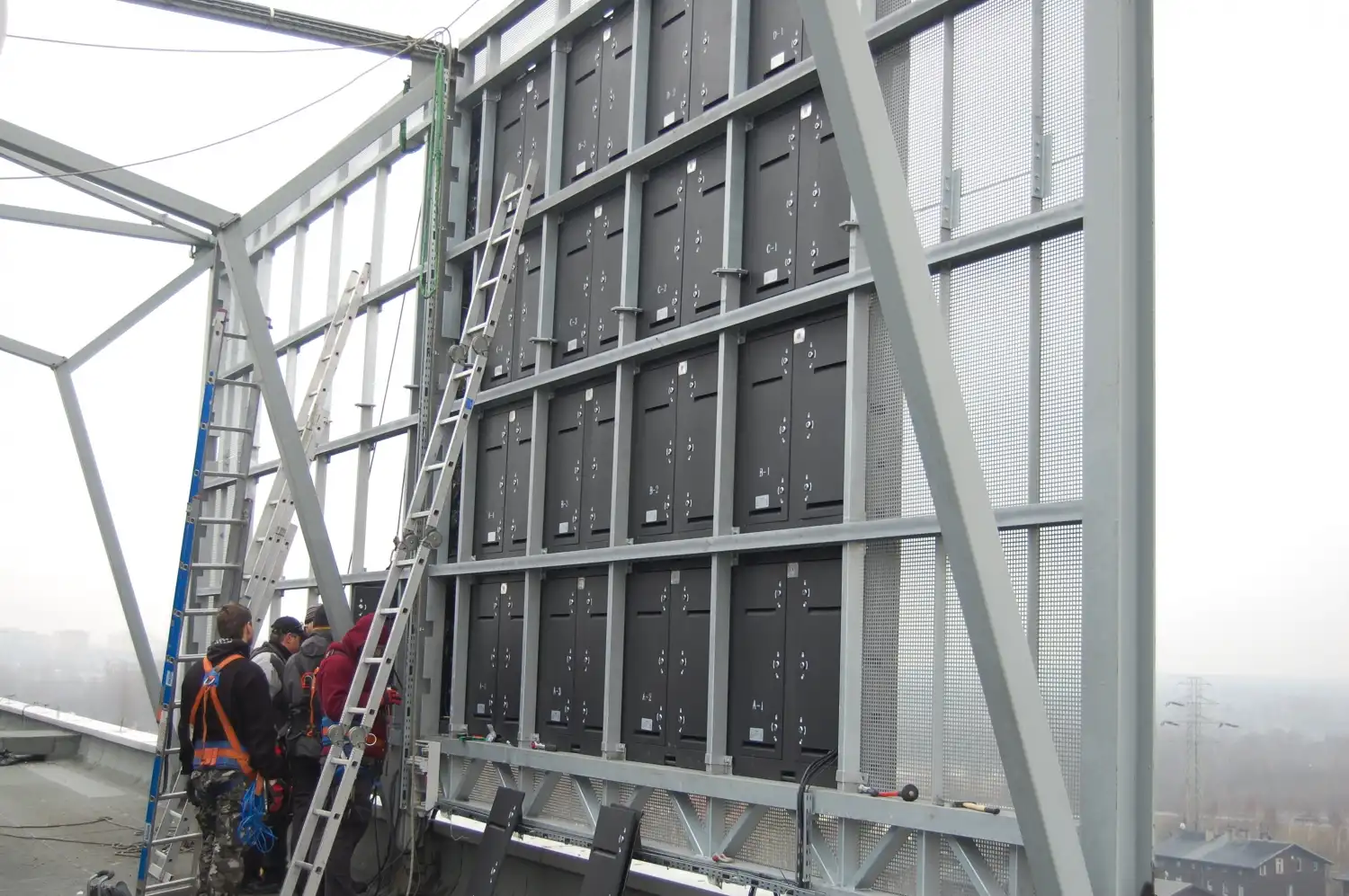 6 Pixel Pitch Outdoor Advertising LED Display Board Project