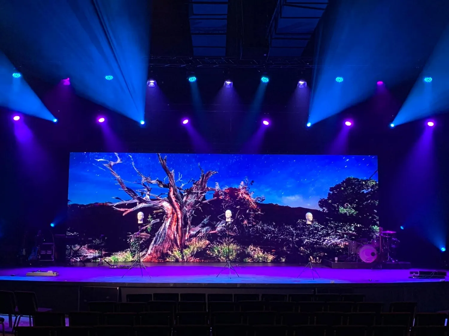 3.91 Pixel Pitch Indoor LED Display Board Project for Church