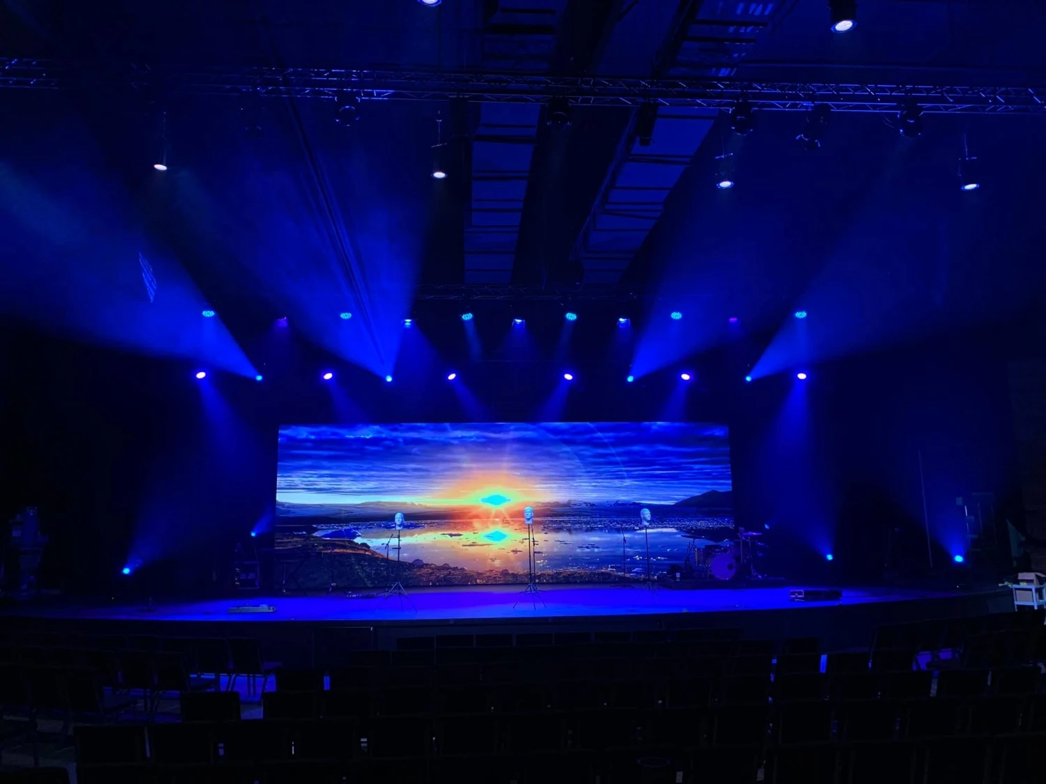 3.91 Pixel Pitch Indoor LED Display Board Project for Church