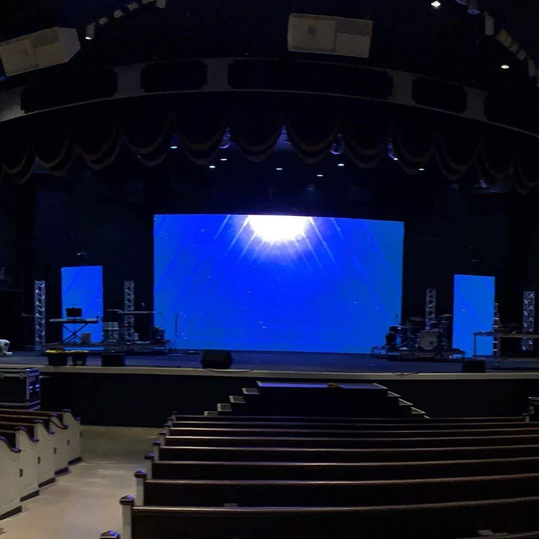 3.91 Pixel Pitch Indoor LED Display Board Project for Church