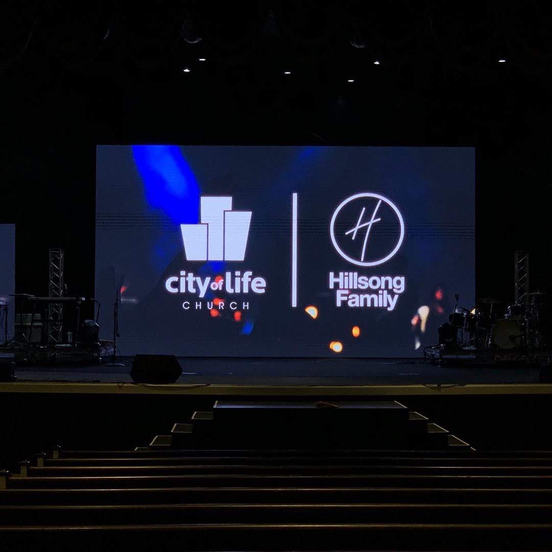 3.91 Pixel Pitch Indoor LED Display Board Project for Church