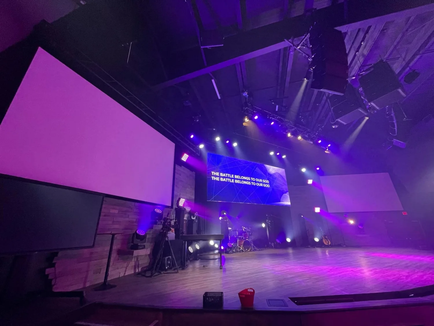 2.5 Pixel Pitch Indoor LED Display Board Project for Church