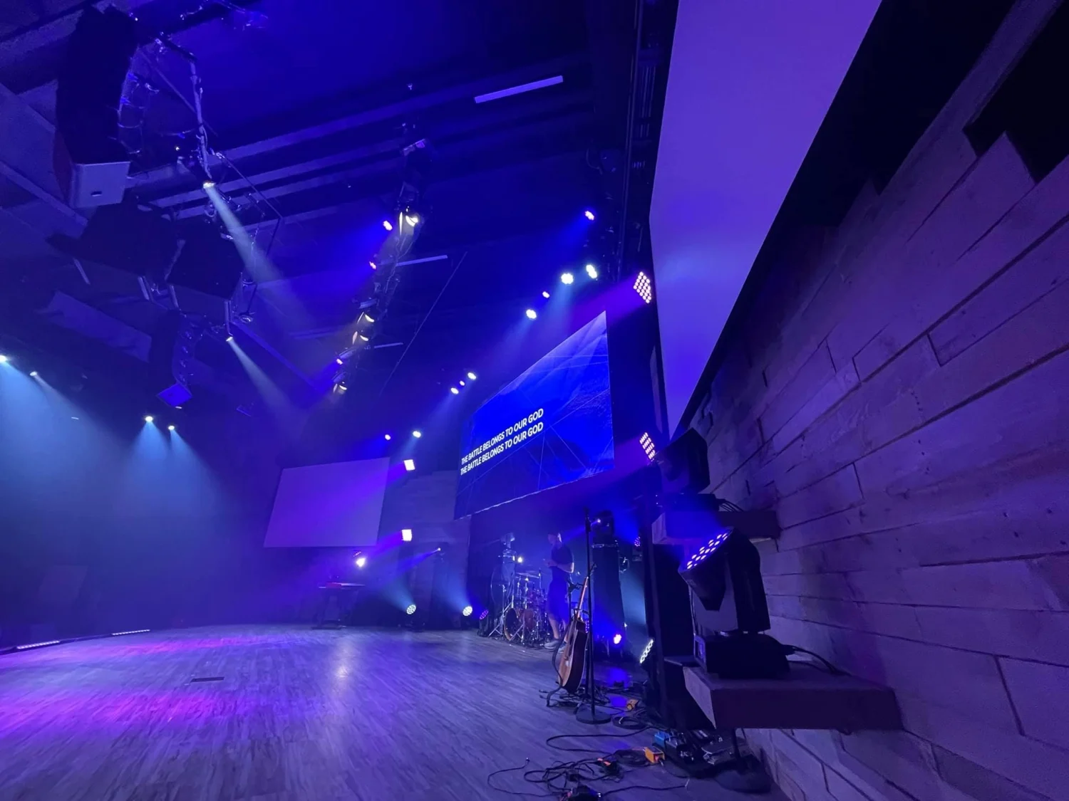 2.5 Pixel Pitch Indoor LED Display Board Project for Church