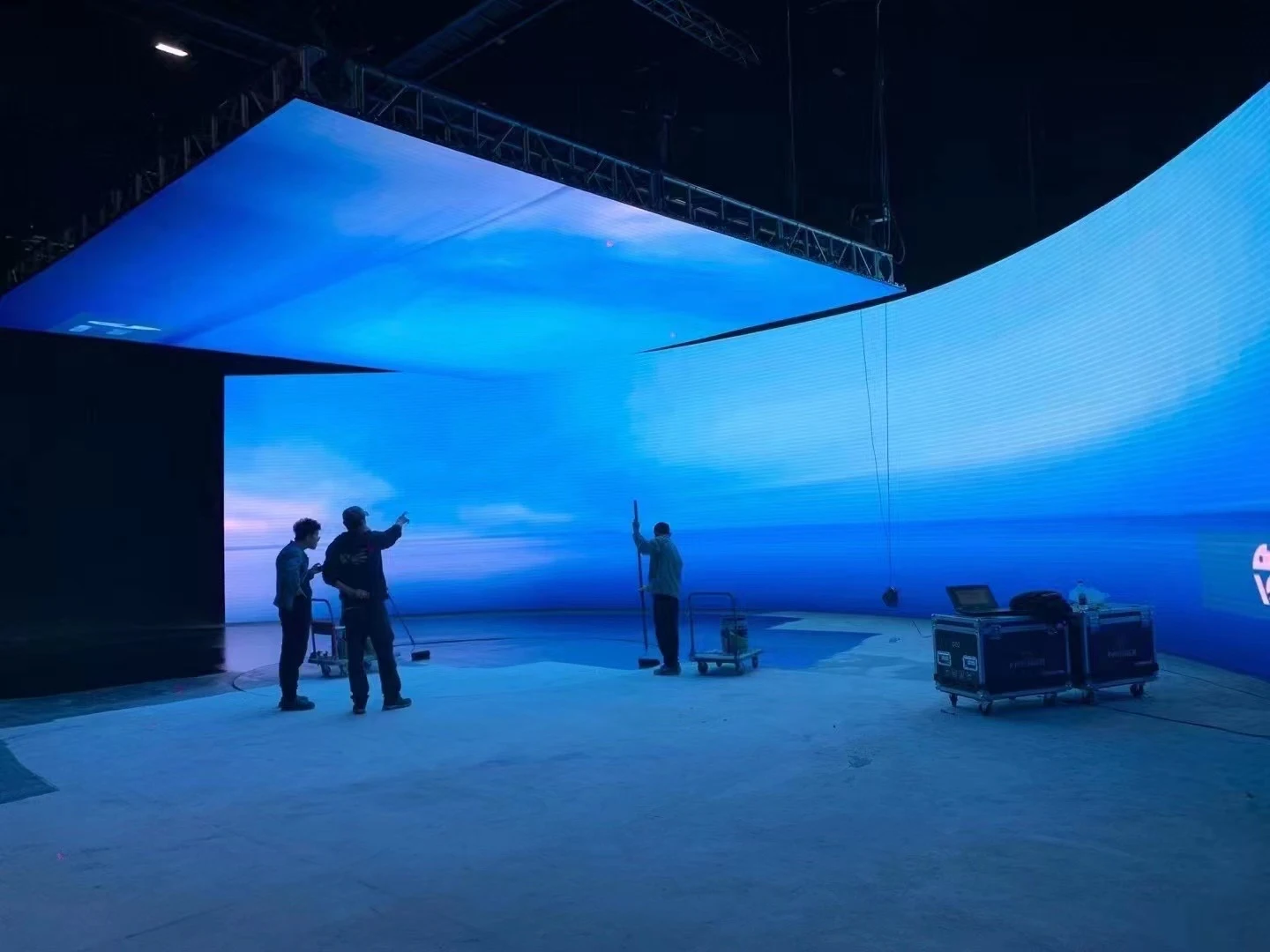 1.56mm Pixel Pitch LED Display Board Project for Film Shooting