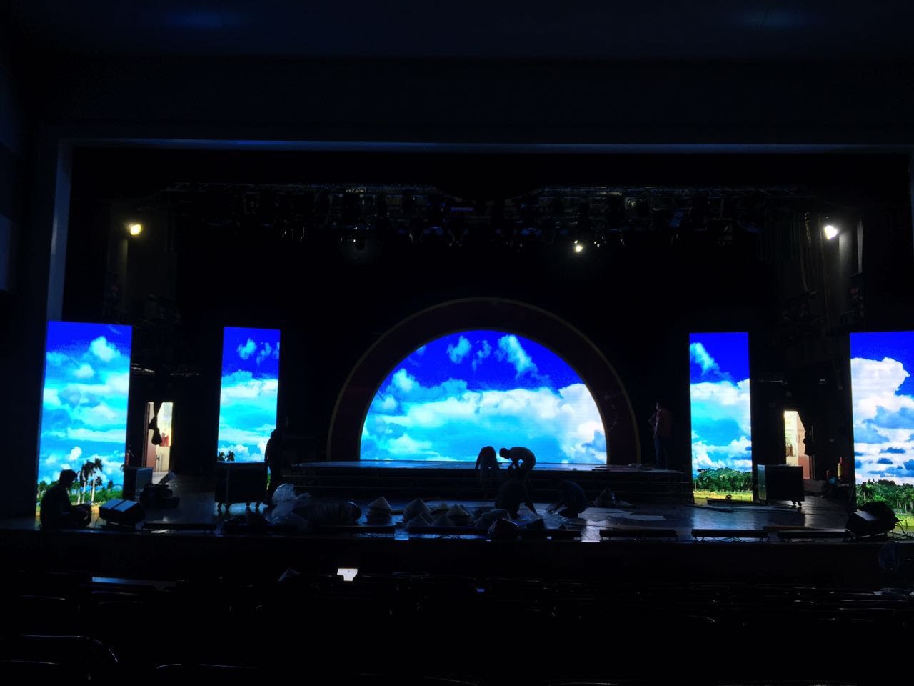 3.91 Pixel Pitch Indoor LED Display Board Project for Events Rental