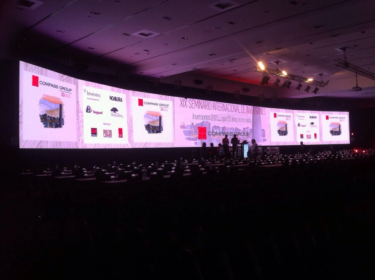 3.91 Pixel Pitch Indoor LED Display Board Project for Events Rental