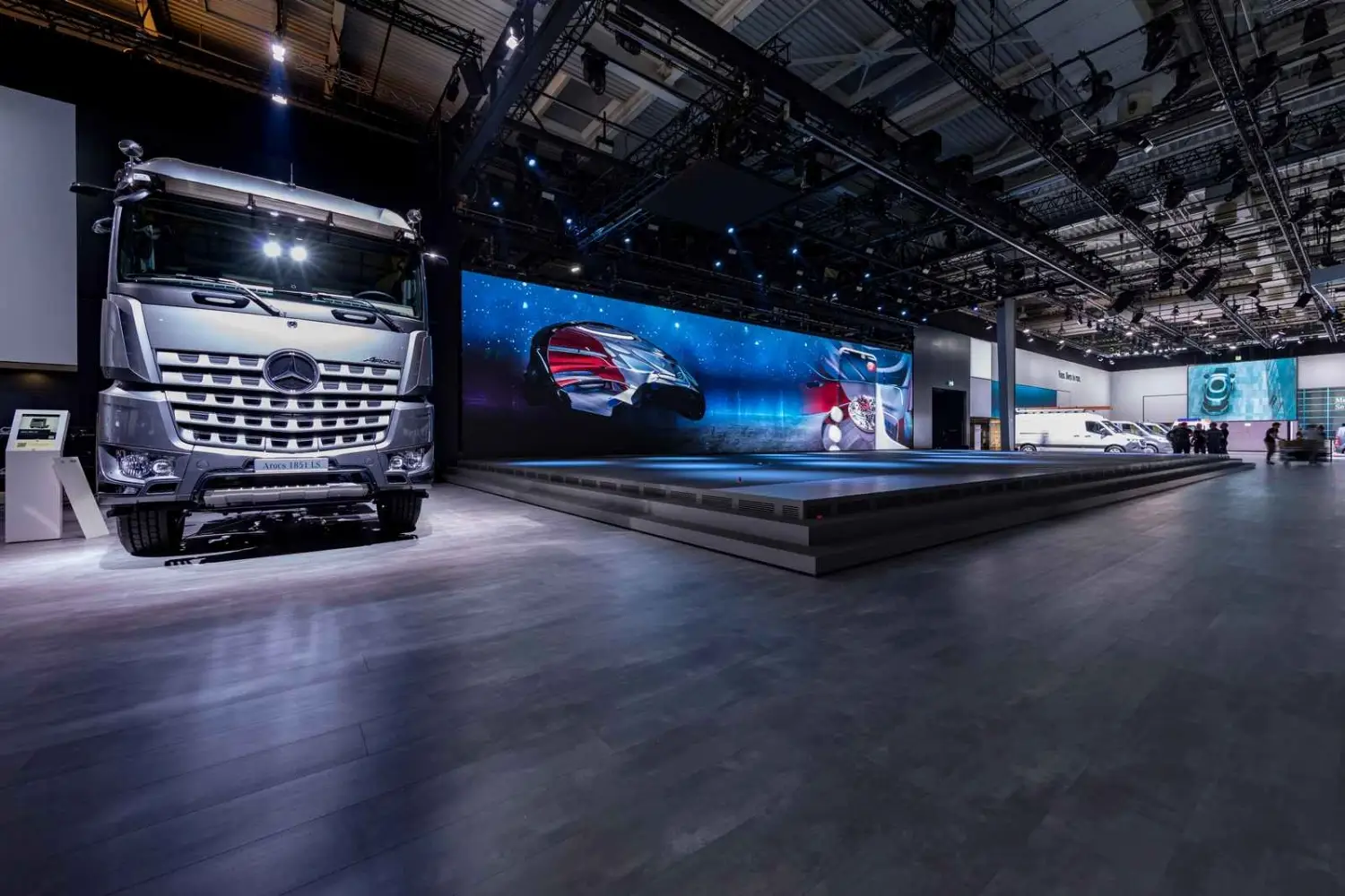 2.97 Pixel Pitch Indoor LED Display Board Project for Daimler Truck Show
