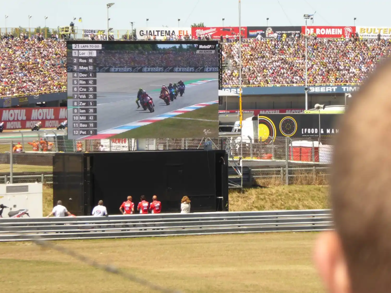 4.81 Pixel Pitch Outdoor LED Display Board Project for Moto Race