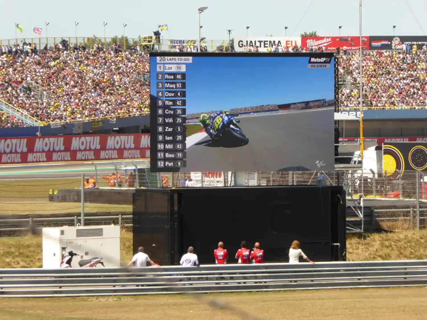 4.81 Pixel Pitch Outdoor LED Display Board Project for Moto Race