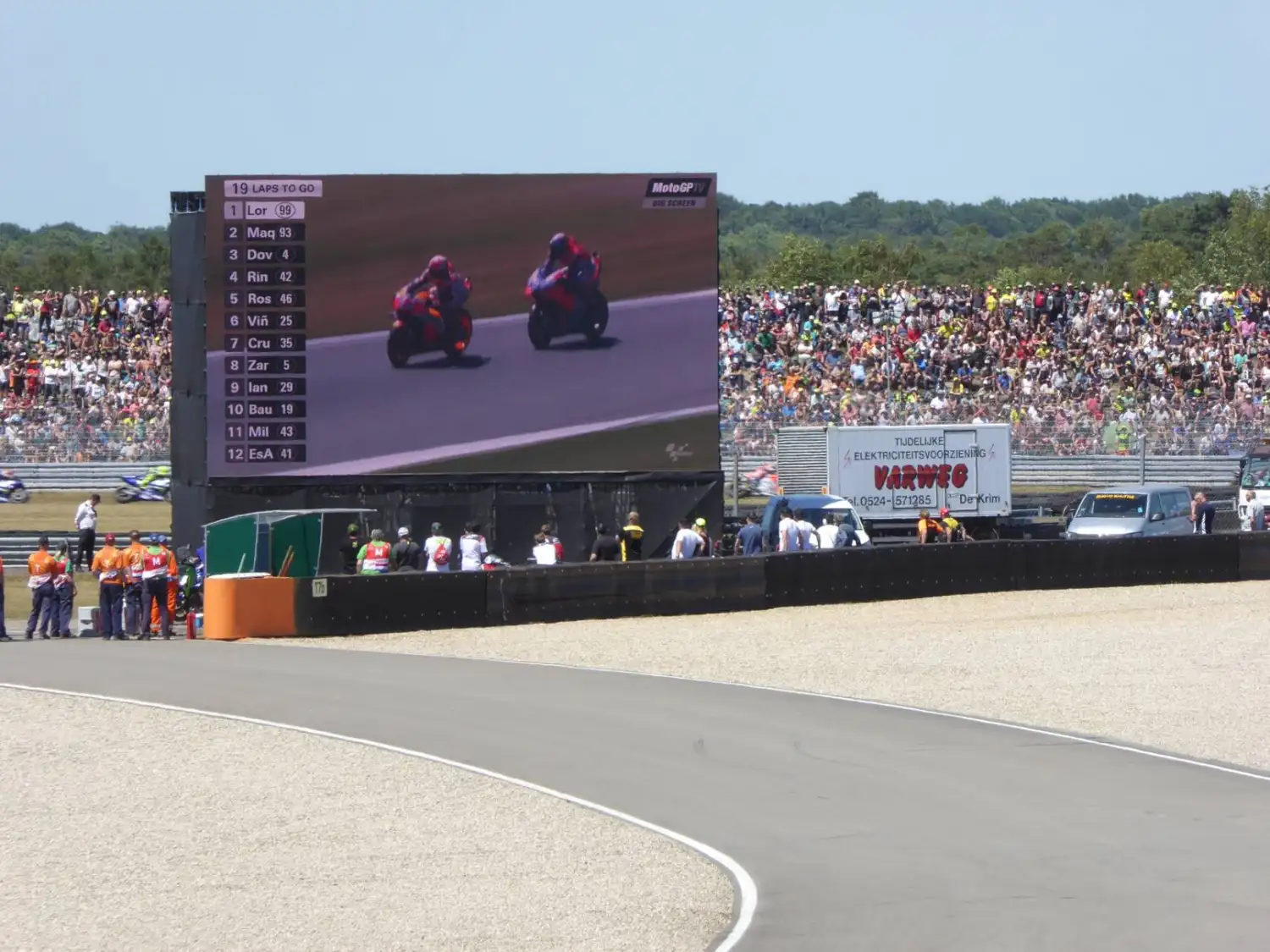 4.81 Pixel Pitch Outdoor LED Display Board Project for Moto Race