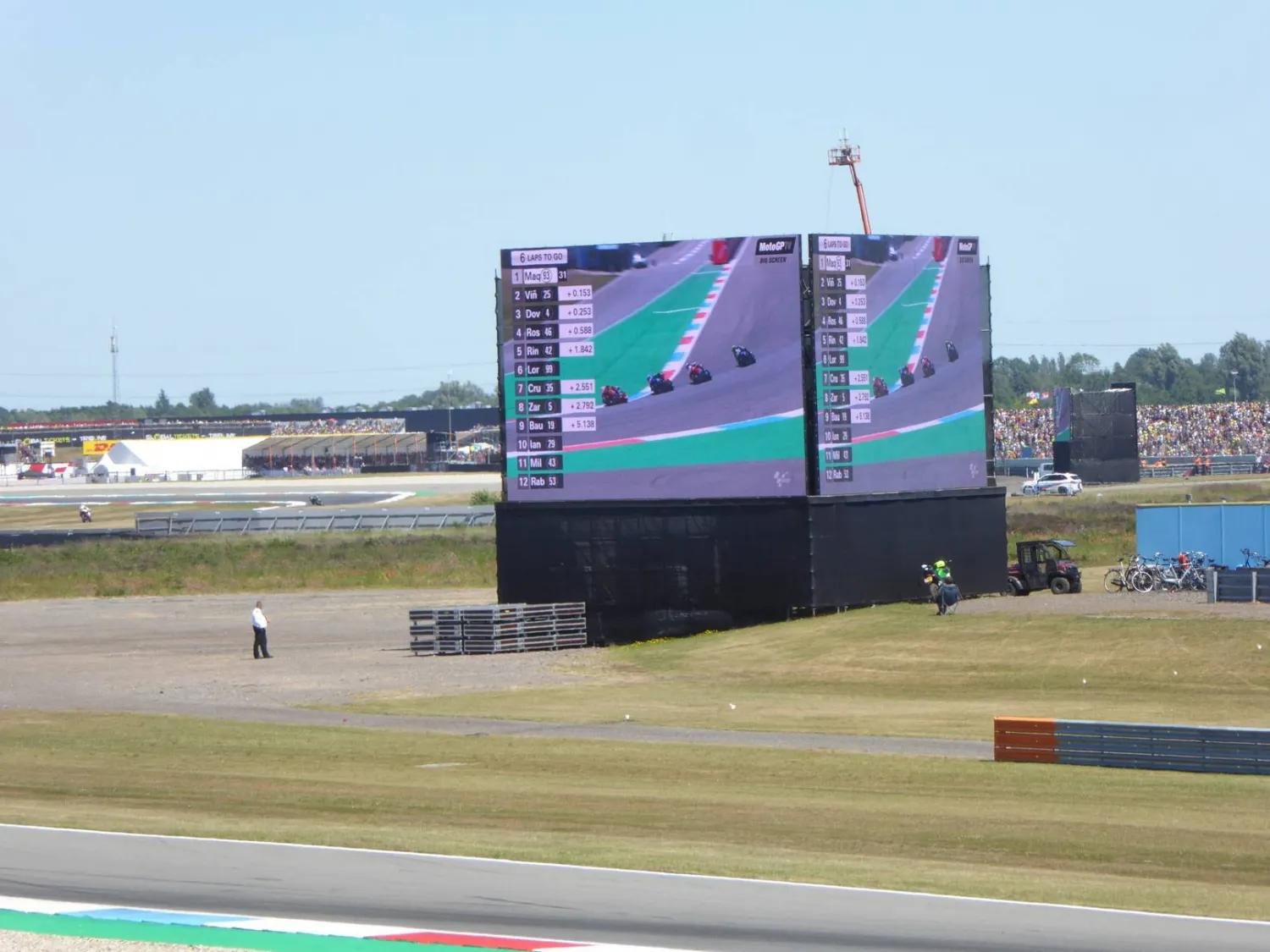 4.81 Pixel Pitch Outdoor LED Display Board Project for Moto Race