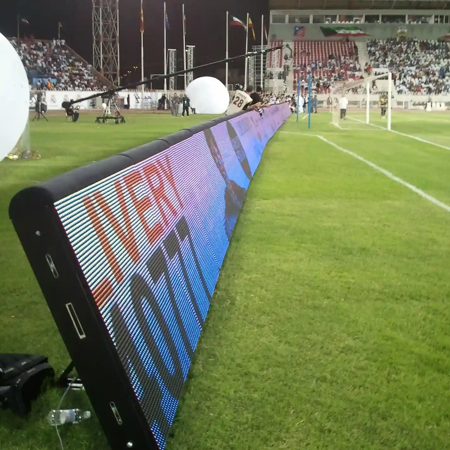 Perimeter LED Display Board Project for Football Stadium