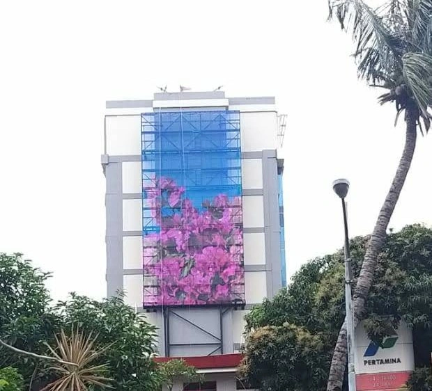 16-33 Pixel Pitch Outdoor Transparent LED Display Board Project