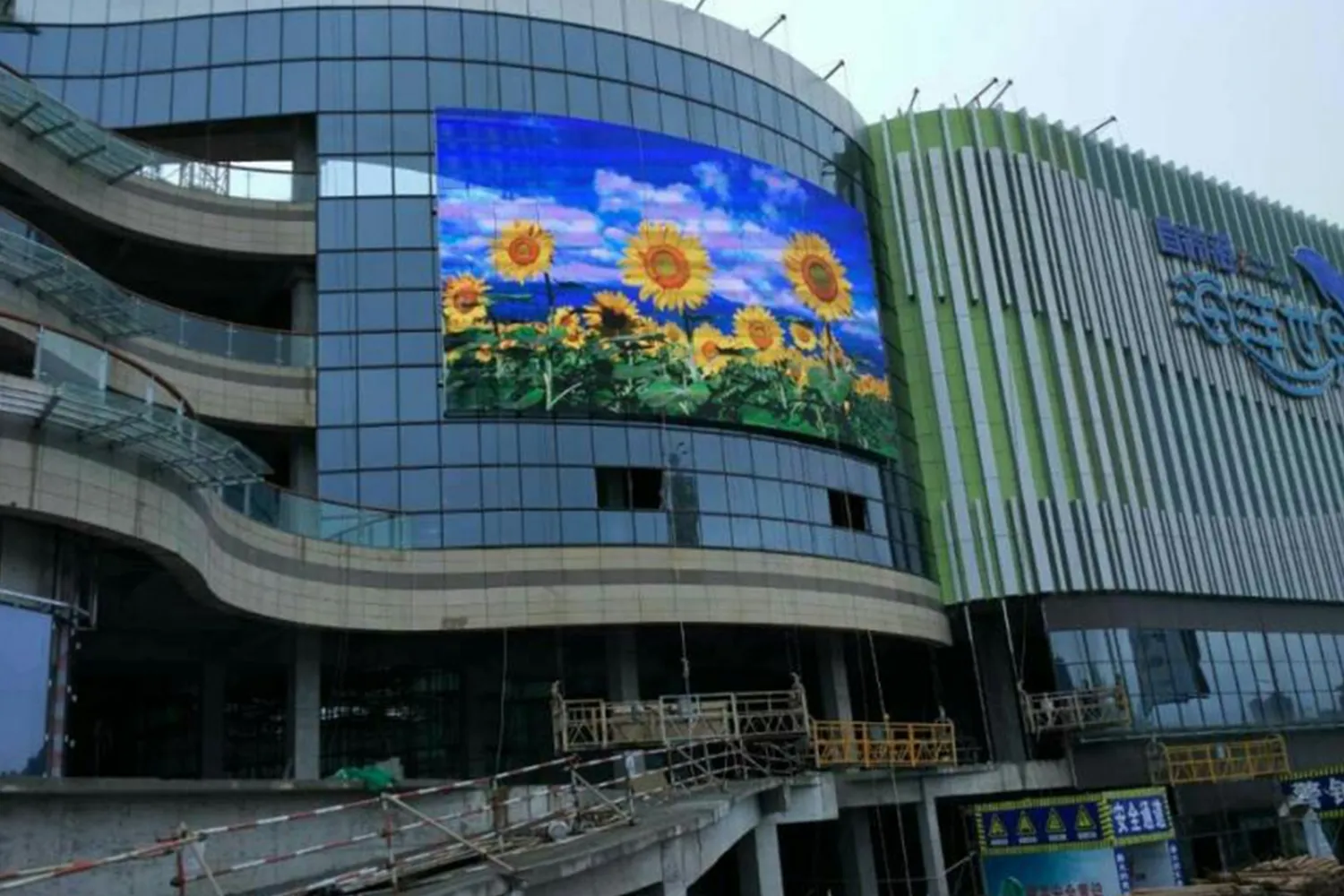 Outdoor Transparent LED Display Board Project