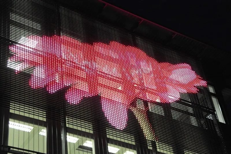 Outdoor Transparent LED Screen Project
